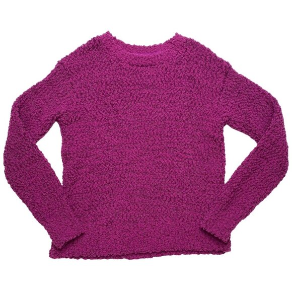 Style & Co Teddy Sweater Top Women's Petite SMALL Purple Soft Relaxed-Fit NEW‎ - Picture 4 of 10